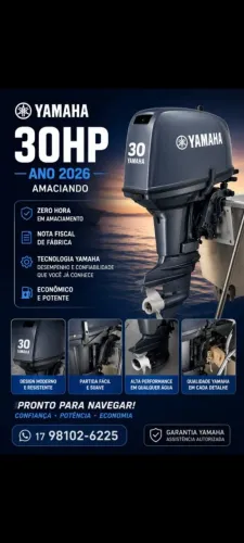 Motor 30 hp Yamaha 2026