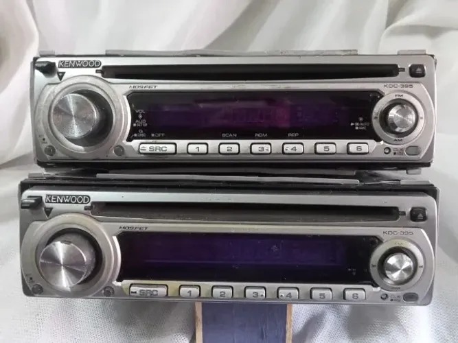 2 Rádio Toca Fitas Kenwood Kdc-395 Linha Gm Funcionando