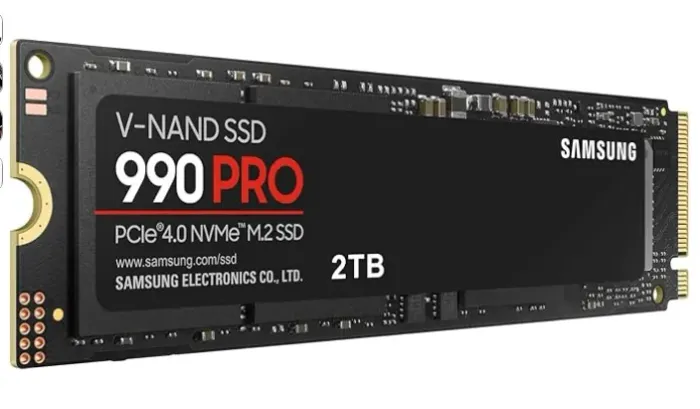SSD 2 TERA SAMSUNG 990 PRO VENDER LOGO 7450MB/s