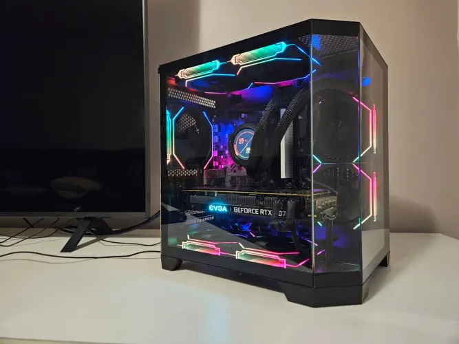 Pc Gamer AM5 DDR5 Ryzen 5 7600 RTX 3070 memória 16gb SSD 1tb 