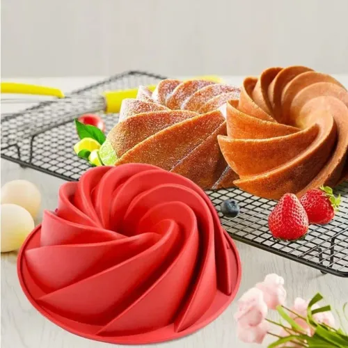 Forma Assadeira Silicone Air Fryer Para Cupcake, Bolos, Tortas, Pudim