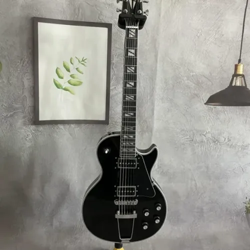 Vendo Troco Guitarra Gibson Custom P90 Black Handmade