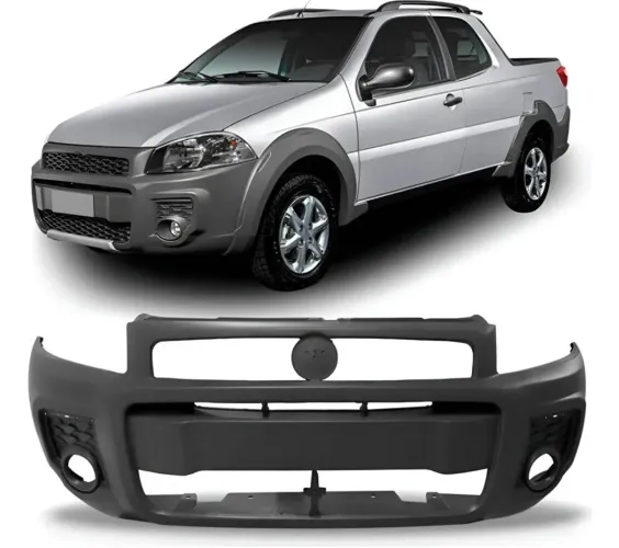 Para-choque Dianteiro Fiat Strada Working 2014 a 2020