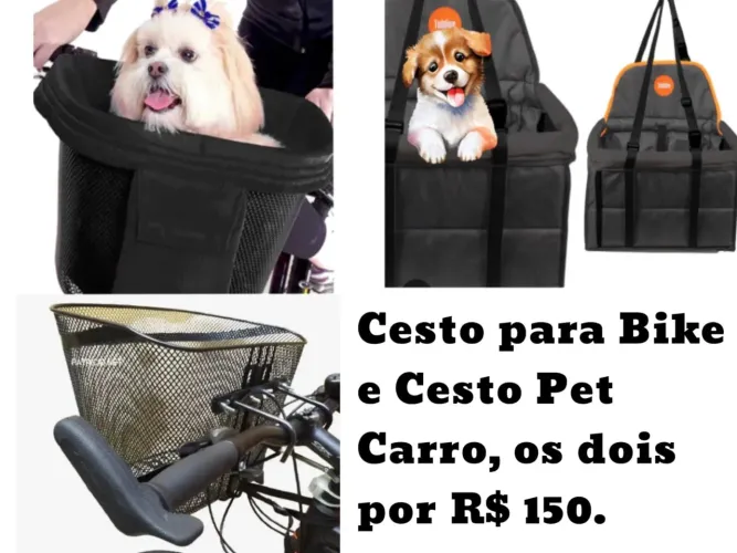 Cesto Bike  PET e assento Car  PET ( os dois) 