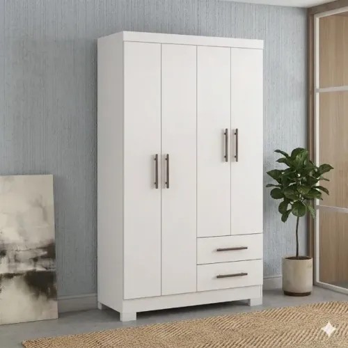 Guarda Roupa Vitória Branco Promoção Aproveite