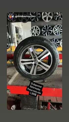 aro 15 polo fox pneus meia vida 