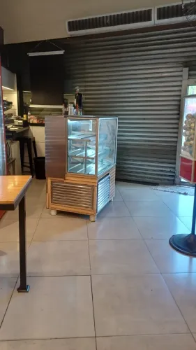 Expositor de salgados/torta quente e frio