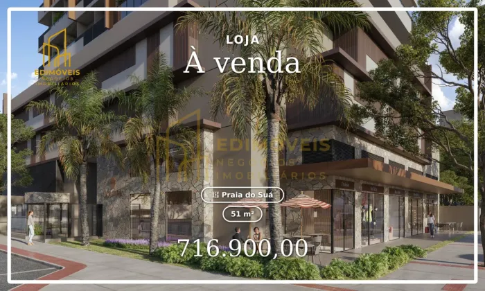 Invista em loja na Praia do Suá, bairro em valorização