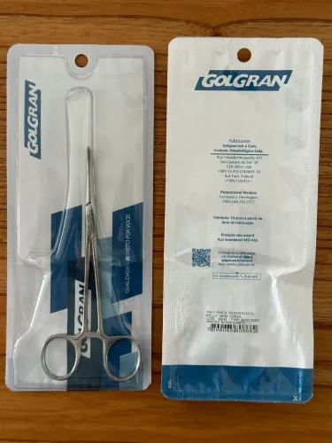 Pinça Hemostática curva