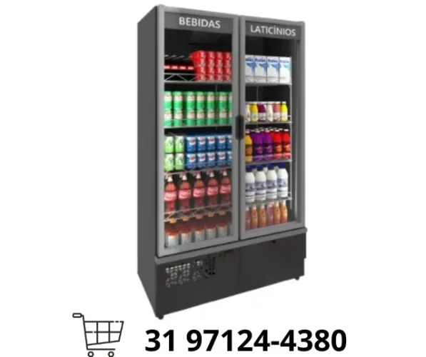 Freezer Refrigerador Expositor 2 Portas Polar