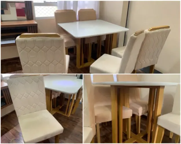 MESA COM 4 CADEIRAS