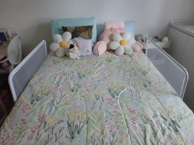 Par de Grade de Proteção Cama Box para Crianças e Idosos 90cm (L) x 50cm (A)