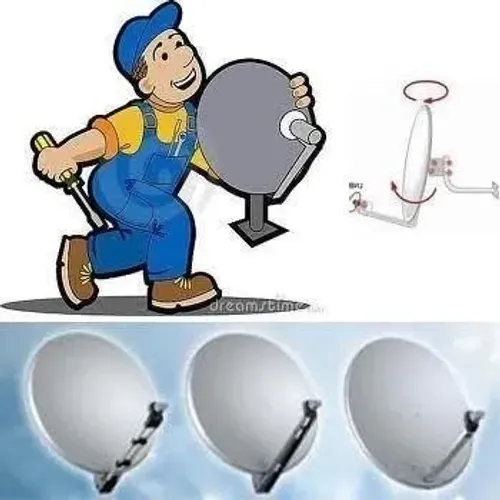 Técnico de instalação de antena 