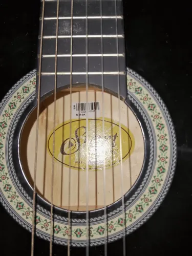 Violão acústico giannini iniciantes n14-bk não é elétrico