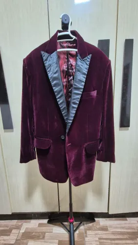 Blazer Terno Formal cor Vinho