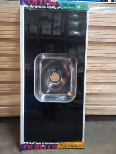 Pia Laminada Inox Na Cor Preta Lisa vários tamanhos disponíveis, tenho a pronta entrega!