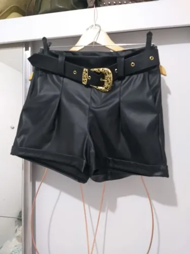 Short couro fazer gg