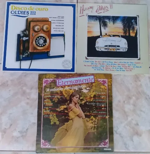 Disco de Ouro lll/Happy Days ll/Eternamente(pacote 3 LPs)
