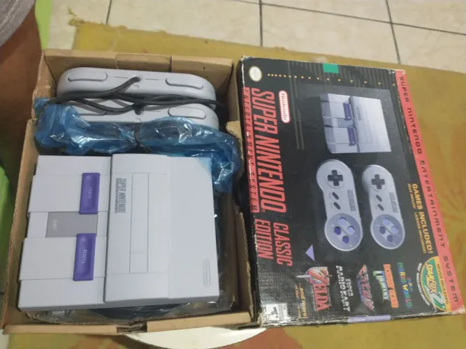 Mini super Nintendo clássic edition original