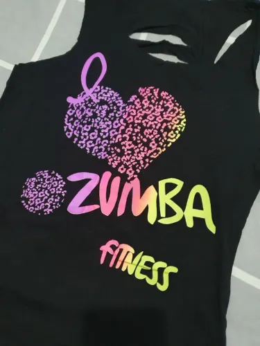 Blusa zumba fitness preta m