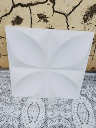 Placa de gesso 3D froral 30×30