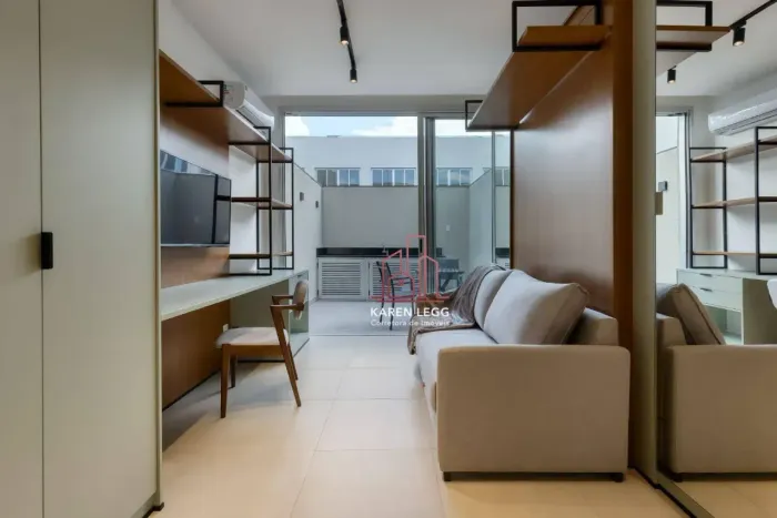 Apartamento Garden com 1 dormitório para alugar, 40 m² por R$ 5.410,00/mês - Ouro Preto -