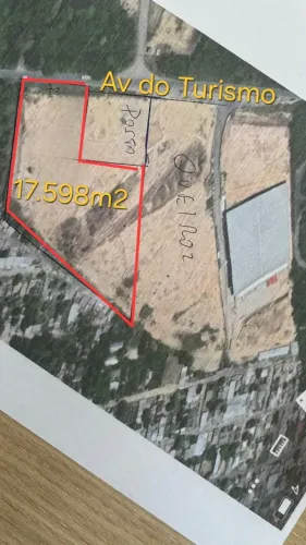 Terreno na Avenida do Turismo com 17.598m2 Área doTarumã. Terraplenado, Documentado