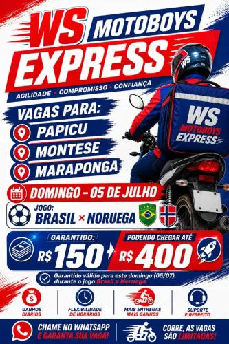 Vaga no Zé delivery Papicu, Maraponga,montese