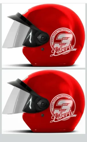 Capacete Liberty 3 viseira espelhada.na caixa lacrado 
