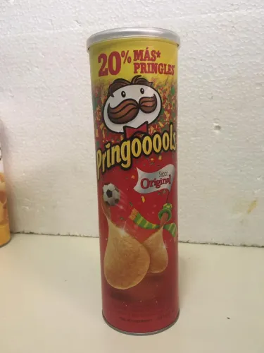 Lata importada Pringles original vazia