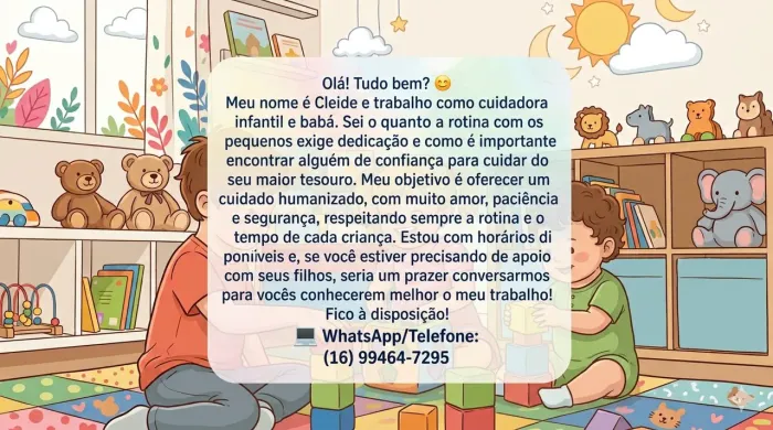 Babá disponível