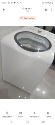 *Máquina de lavar roupa Brastemp 15kg cesto inox funcionando perfeitamente