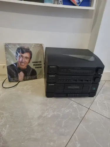 Toca-discos Gradiente Fronte Vintage + Disco Moacyr Franco Show