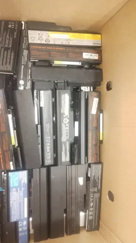 80 baterias de notebook para reciclagem de células - todas com 6 celulas 18650