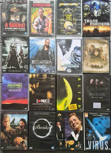 DVDs usados em excelente estado todos originais