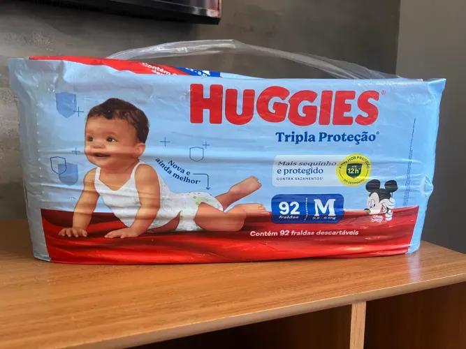 Fralda Huggies Tripla Proteção M 92