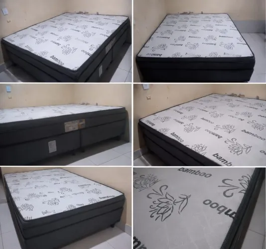 Vendo cama king nova