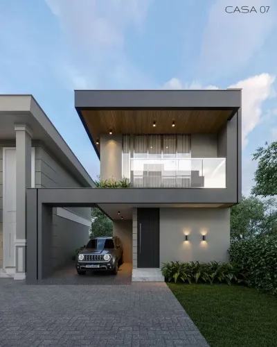 Condomínio de Casas com Arquitetura Moderna e Bosque Privativo em Santo Antônio