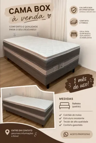 Cama box-solteiro