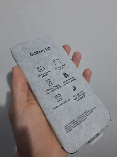 SAMSUNG GALAXY A17 128G (PRETO) NOVO.