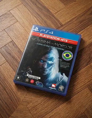 Jogo Terra Média Sombras de Mordor Game of The Year PS4 Midia Fisica