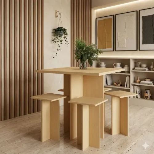 Mesa link com 4 bancos