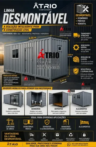 Container para Construção civíl