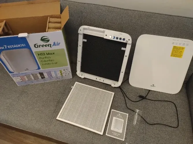 Purificador de Ar Green Air 7 Estágios H13 MAX (Purificador, Esterilizador, Ionizador)