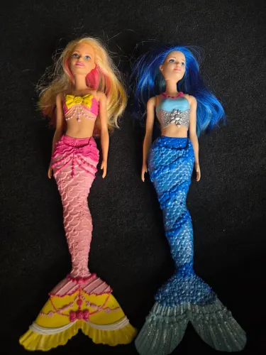 Kit com 2 Bonecas Barbie Sereia - Bom Estado