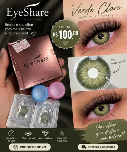 Lente de olho: Verde Natural