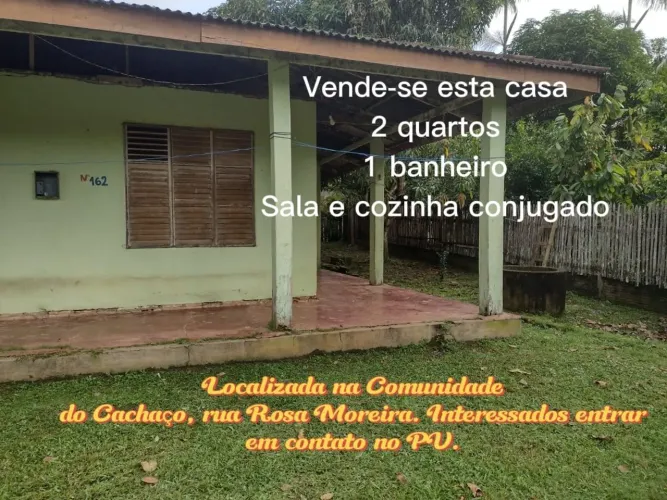 Vende-se casa localizada no município de Serra do Navio, Comunidade do Cachaço.
