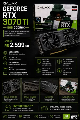 RTX 3070ti GALAX 8gb