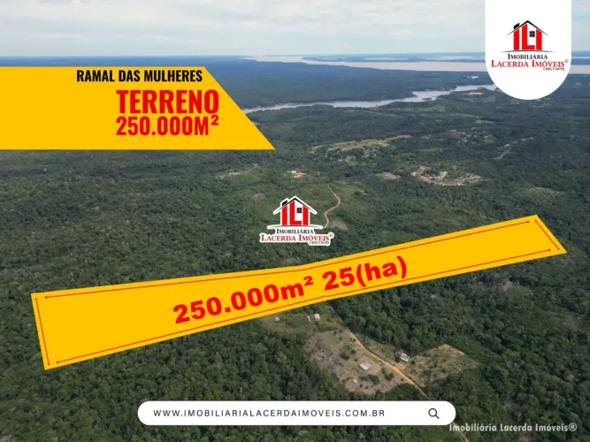 Terreno no Ramal das Mulheres, Terreno medindo 250.000m², Titulo definitivo do INCRA, 6 ig