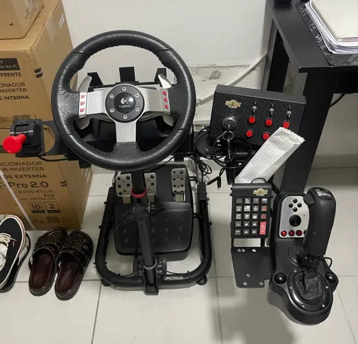 Cockpit G27 para ETS2 e Outros Jogos - Tudo funcional